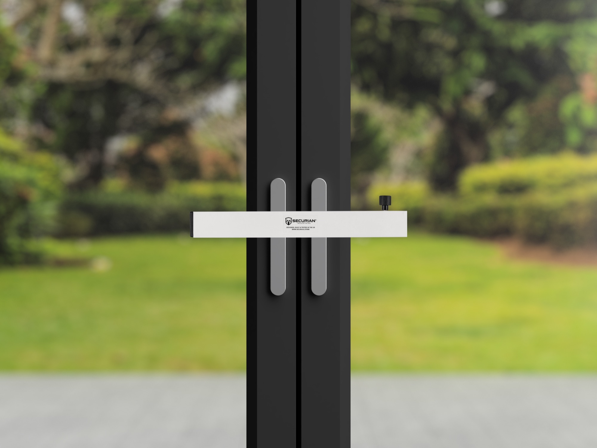 Safe & Secure French Door Security Bar